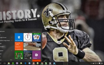 New Orleans Saints Theme Desktop
