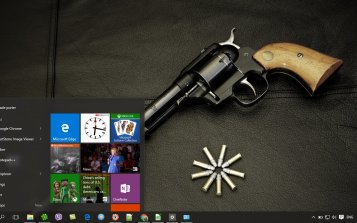Gun Theme Desktop