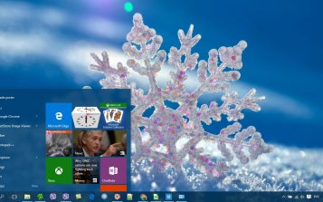 Snowflake Theme Desktop