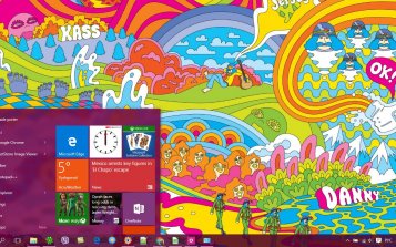 Hippie Theme Desktop