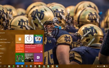 Notre Dame Fighting Irish Theme Desktop