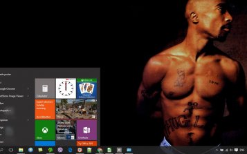 Tupac Shakur Theme Desktop