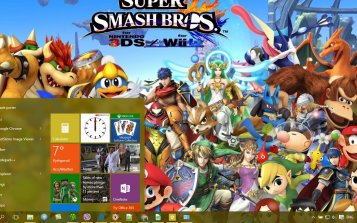 Super Smash Bros Theme Desktop