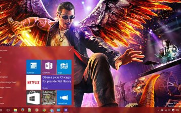 Saints Row: Gat out of Hell Theme Desktop