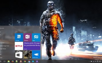 Battlefield 3 Theme Desktop