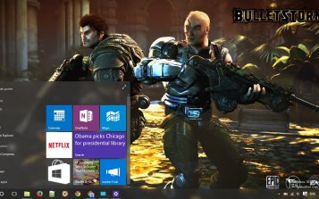 Bulletstorm Theme Desktop