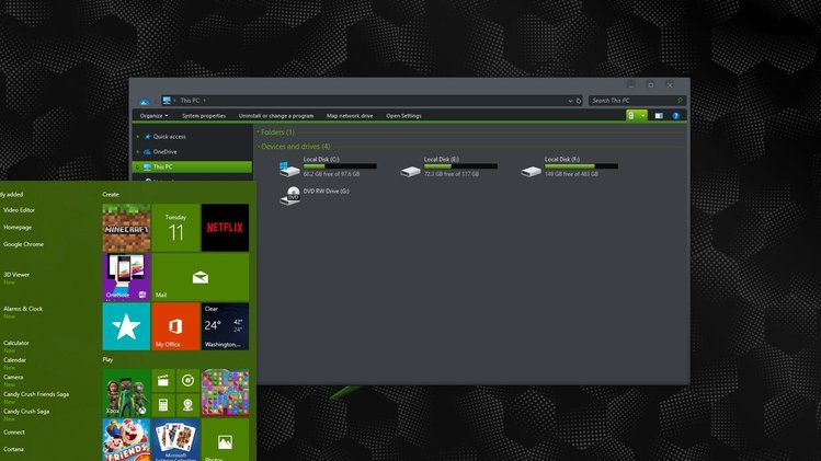 Nvidia Skin Screenshot #2