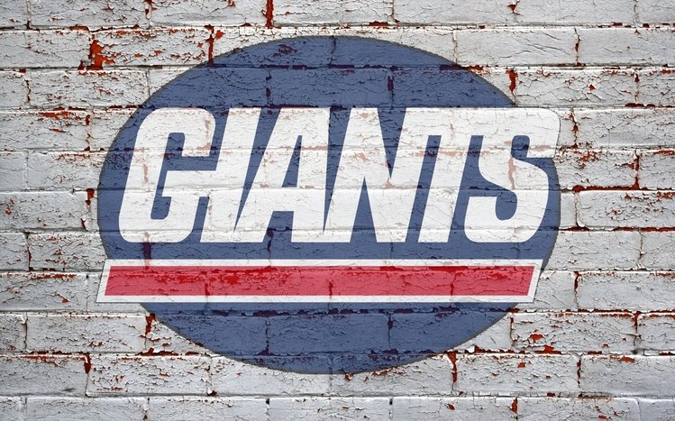 Download New York Giants Logo Player Wallpaper