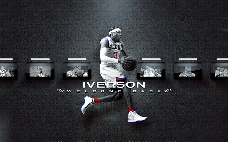 Allen Iverson Windows 11/10 Theme 