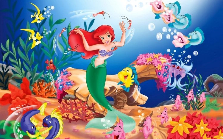 Little Mermaid Windows 11/10 Theme - themepack.me