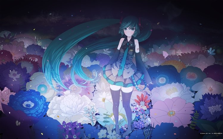 Vocaloid Theme screenshot #14