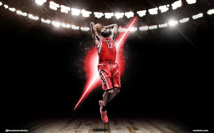 If you want any, Screenshot then Crop #Rockets #Harden #Wallpaper