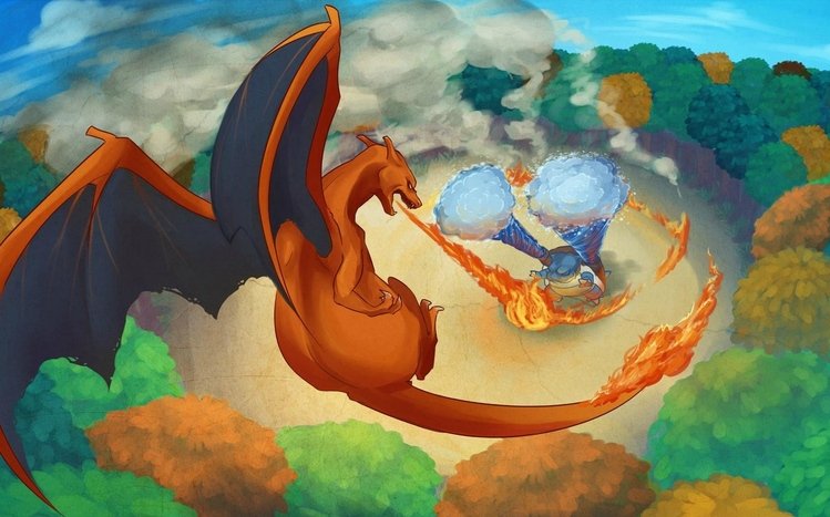 Charizard Windows 11/10 Theme - themepack.me