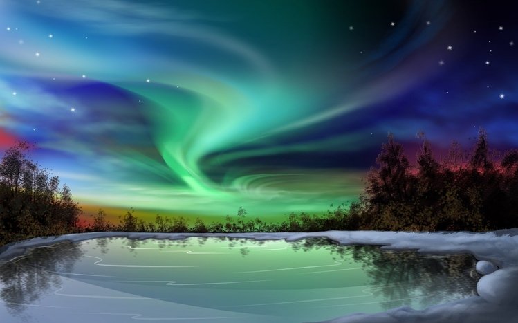 Northern Lights Theme screenshot #13