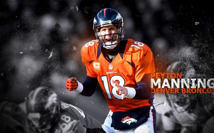 Peyton Manning Windows 11/10 Theme - themepack.me