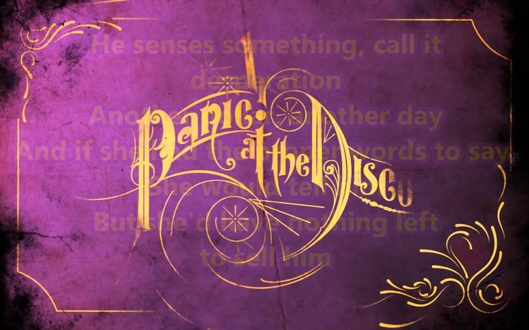 Panic! at the Disco Theme screenshot #6