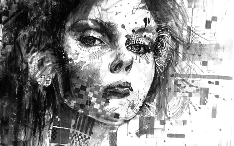 Woman Painting Theme screenshot #10