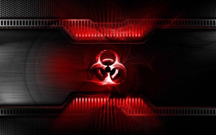 Biohazard Symbol Windows 11/10 Theme - themepack.me