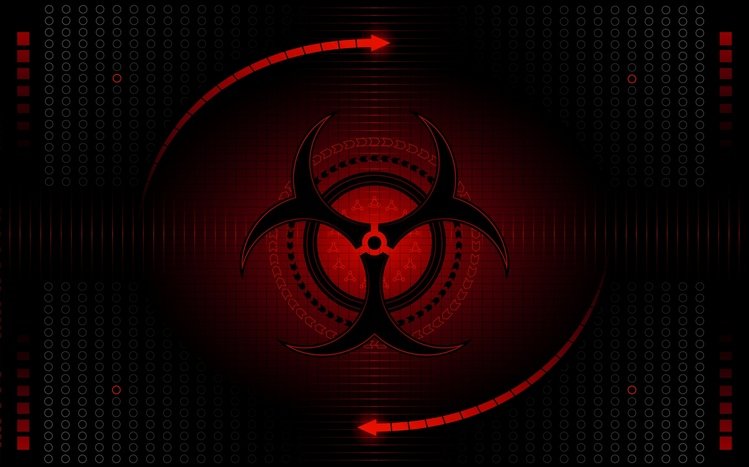 Biohazard Symbol Theme screenshot #12