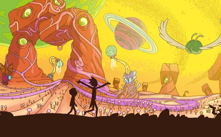 Rick and Morty Wallpaper - Complementos do Microsoft Edge