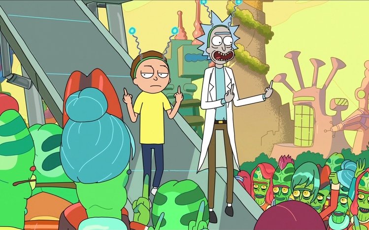Rick and Morty Windows 11/10 Theme 