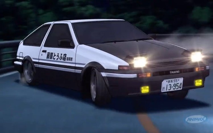 Initial D Windows 11/10 Theme - themepack.me