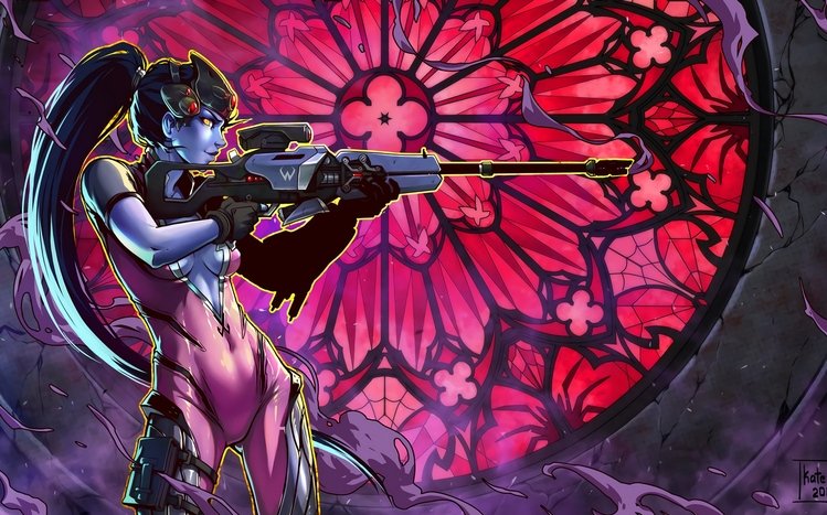 Widowmaker (Overwatch) Theme screenshot #18