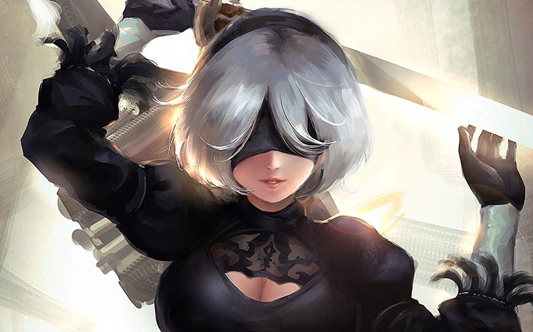 Nier: Automata Windows 11/10 Theme - themepack.me