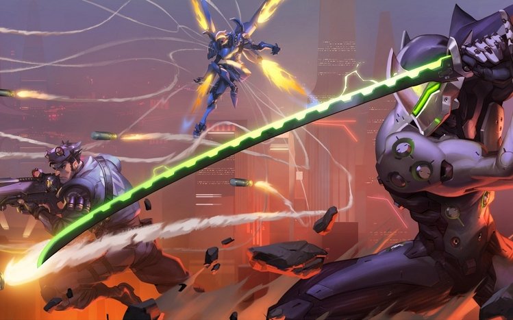 Genji (Overwatch) Theme screenshot #2