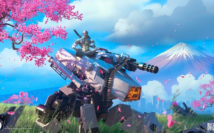 Genji (Overwatch) Theme screenshot #1