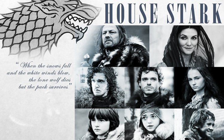 Starks (House Stark) Theme screenshot #1