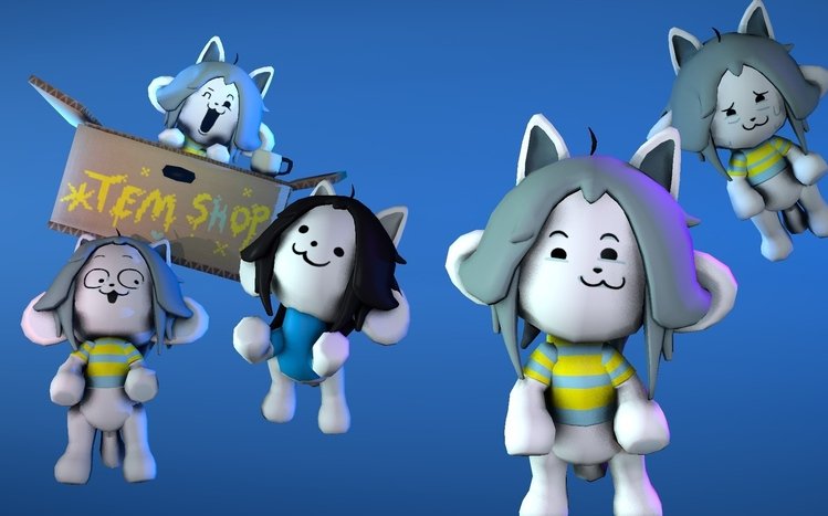 Temmie (Undertale) Theme screenshot #4