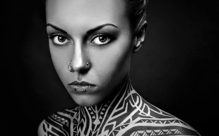 Tattoo Girl Theme screenshot #3