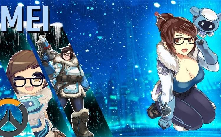 Mei (Overwatch) Theme screenshot #13