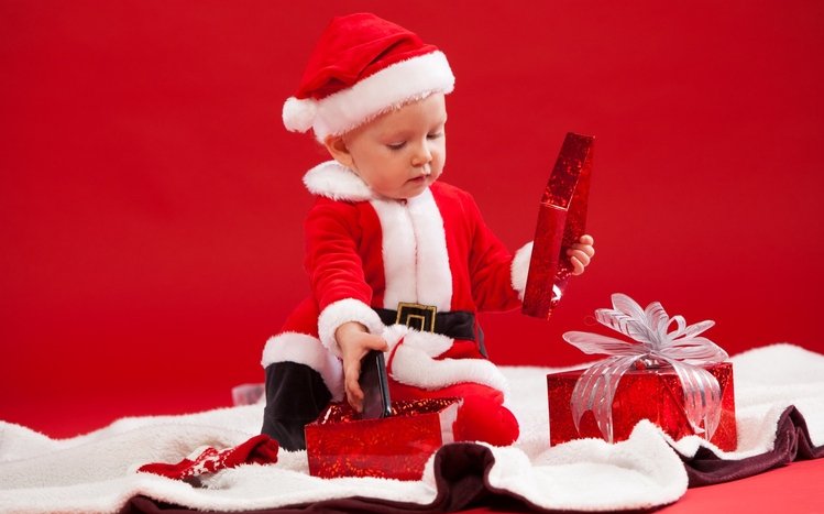 Christmas Babies Theme screenshot #14