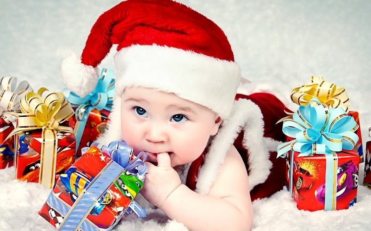 Christmas Babies Theme screenshot #6