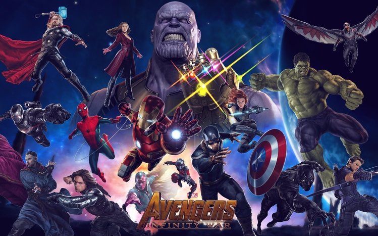 Avengers: Infinity War Windows 11/10 Theme 