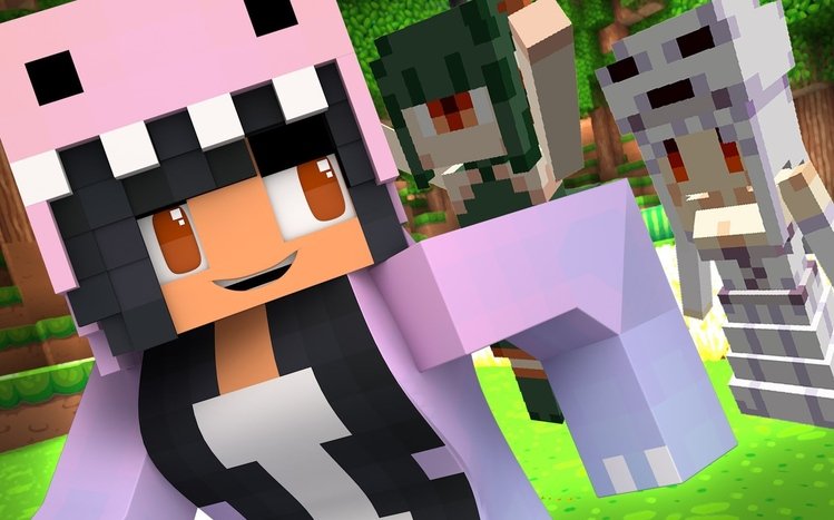 Minecraft Girls Theme screenshot #5