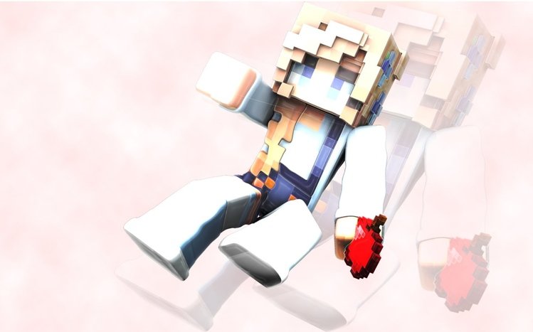 Minecraft Girls Theme screenshot #3