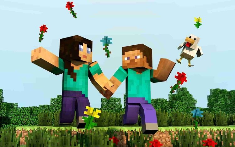 Minecraft Girls Theme screenshot #8