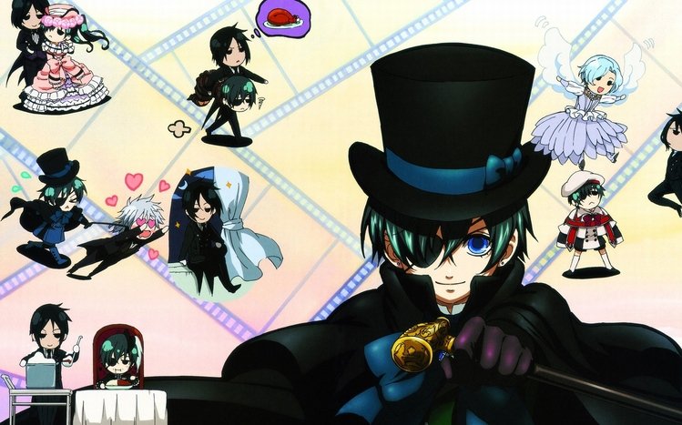 Black Butler Theme screenshot #5