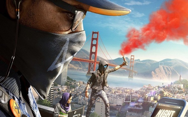 Watch Dogs 2 Windows 11 10 Theme Themepack Me