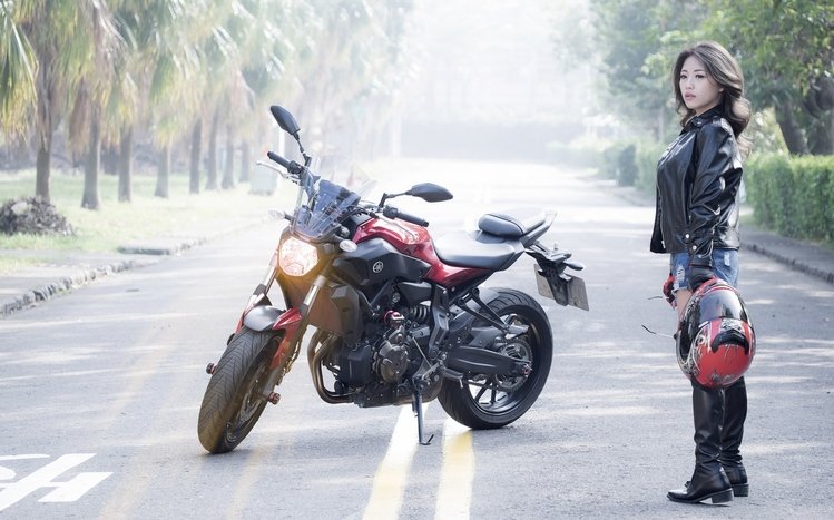 Girls & Motorcycles Theme screenshot #11