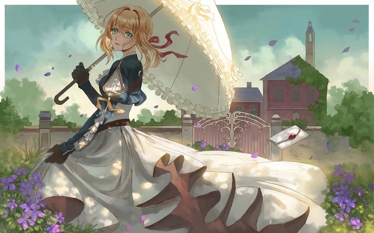 Violet Evergarden Theme screenshot #14