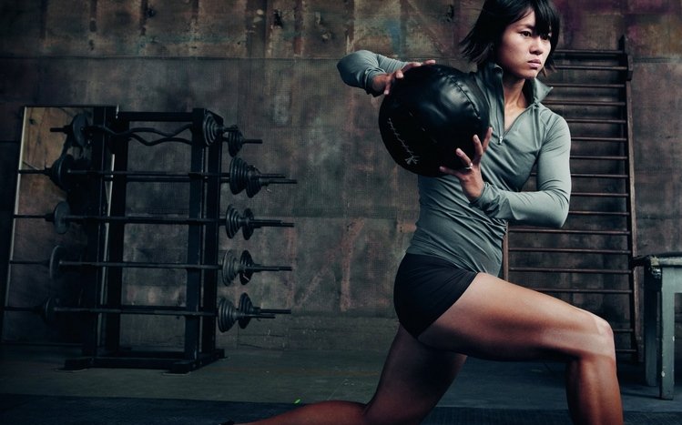 Fitness Girl Theme screenshot #3