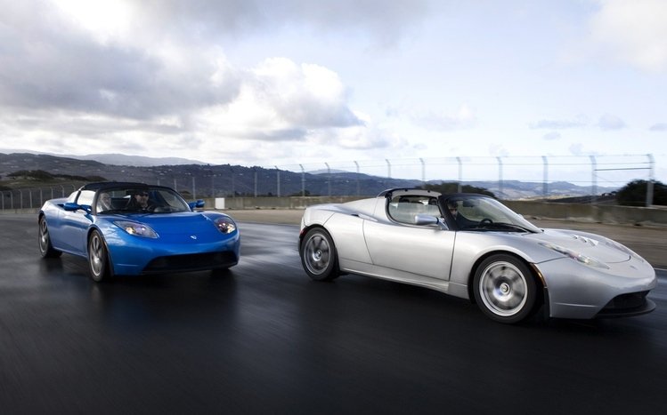 Tesla Roadster Theme screenshot #1