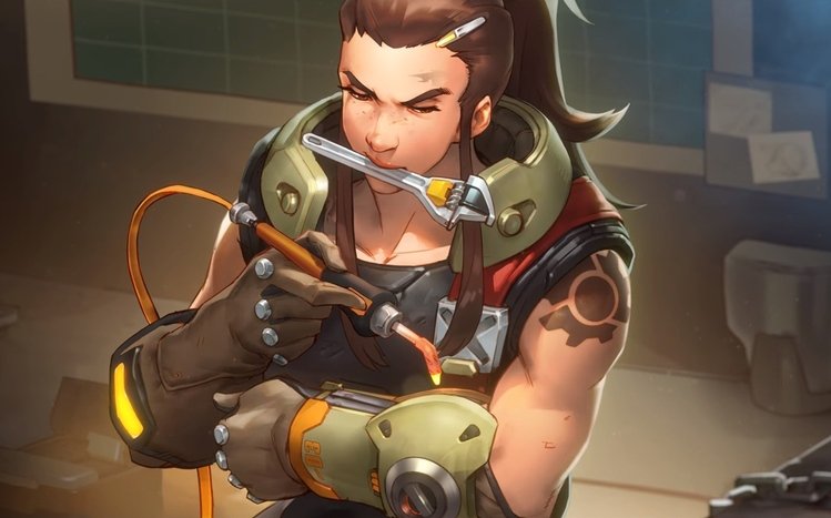 Brigitte (Overwatch) Theme screenshot #9