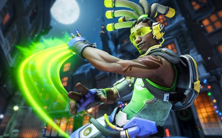 Found this really cool Lucio wallpaper that was made for pc I tweaked it a  little to fit mobile its not great but I just wanted to share for any  fellow frog