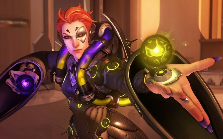 Moira (Overwatch) Windows 11/10 Theme - themepack.me