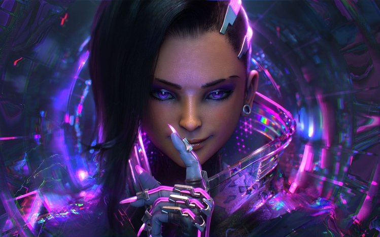 Sombra (Overwatch) Theme screenshot #8